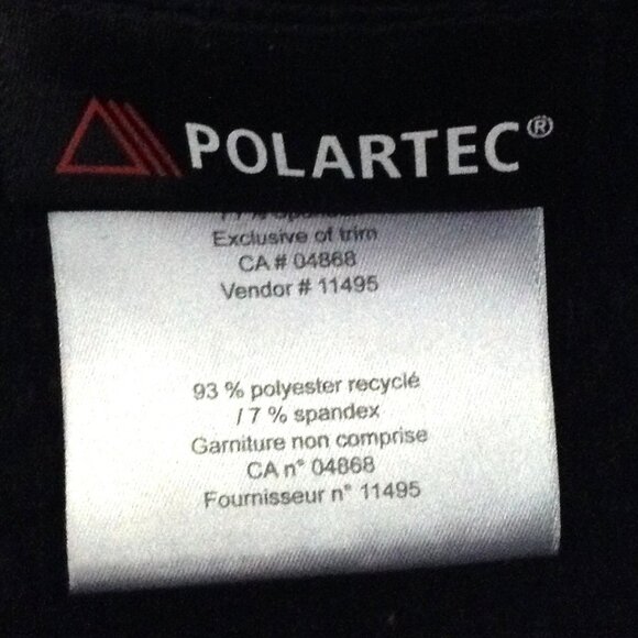 MEC Polartec Boys Youth Black Long Johns Base Layer Underwear Size 14 - Picture 8 of 9